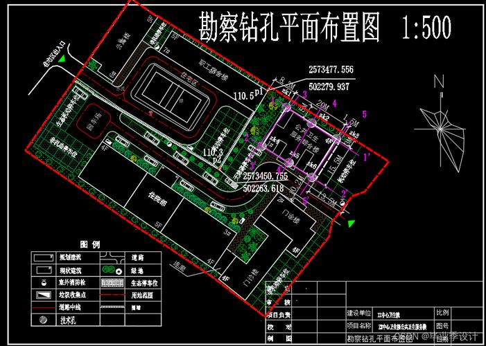 某中心卫生院公共卫生服务楼勘察报告+cad图纸